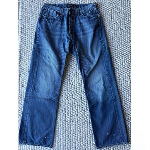 ED HARDY FLAP POCKET STRAIGHT LEG JEANS